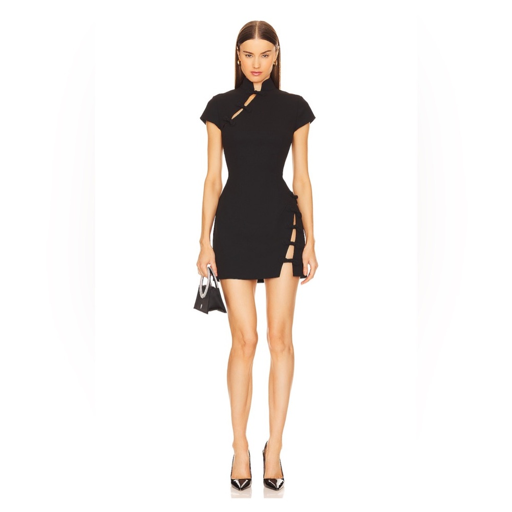 SAU LEE Iris dress in Black-  size 00